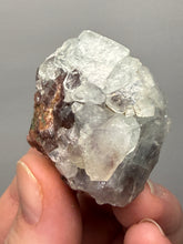 Load image into Gallery viewer, Lustrous Apophyllite over Red Heulandite (Zeolite Pocket) — Deccan Traps, Maharashtra, India

