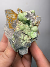 Load image into Gallery viewer, High-Grade Green Wavellite Collectors Specimen - Radiating Botryoidal Crystal Formation - Arkansas, USA

