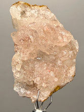 Load image into Gallery viewer, Pink &amp; Orange Druzy Quartz Flower Plate on Matrix— Tichka Massif, High Atlas, Morocco
