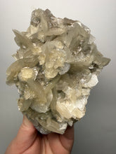 Load image into Gallery viewer, LARGE Silvery Bladed “Rose” Calcite Cluster – Yaogangxian Mine, Hunan, China
