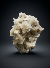 Load image into Gallery viewer, LARGE Silvery Bladed “Rose” Calcite Cluster – Yaogangxian Mine, Hunan, China
