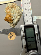 Load image into Gallery viewer, Hessonite Garnet Cluster on Matrix – Natural Collector Specimen from Pakistan | High-Grade Orange-Red Garnet Crystals
