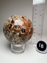 Load image into Gallery viewer, Rainforest Jasper Agate Sphere from Madagascar
