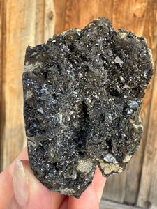 Druzy Black Apophyllite • Maharashtra, India