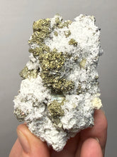 Load image into Gallery viewer, 3.1” New Find: Huanzala Mine Peru Sphalerite + Chalcopyrite + Apatite + Calcite + Quartz | Collector Display Specimen
