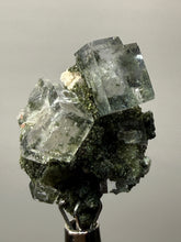 Load image into Gallery viewer, Cubic Fluorite Crystal Thumbnail Specimen | Chashan Mine, Chenzhou, Hunan, China | Collector Mineral Display
