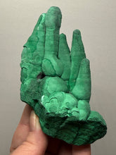 Load image into Gallery viewer, 4.5” High-Grade Malachite Stalactite “Cave” Formation | DR Congo | Mineral Collector Specimen
