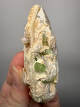 Load image into Gallery viewer, Pink Morganite, Mint Green Tourmaline, Purple Lepidolite in Quartz – Pegmatite Mineral Specimen from Pakistan
