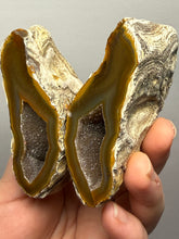 Load image into Gallery viewer, Premium Sumatra Agate Pair (Banded Chalcedony) Display Specimen | Indonesia
