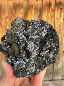 Druzy Black Apophyllite • Maharashtra, India