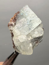 Load image into Gallery viewer, Lustrous Apophyllite over Red Heulandite (Zeolite Pocket) — Deccan Traps, Maharashtra, India
