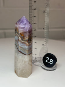 Amethyst and Agate Obelisk Tower