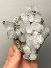 Load image into Gallery viewer, 4.5” New Find: Huanzala Mine Peru Sphalerite + Chalcopyrite + Apatite + Calcite + Quartz | Collector Display Specimen
