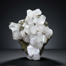 Load image into Gallery viewer, 4.5” New Find: Huanzala Mine Peru Sphalerite + Chalcopyrite + Apatite + Calcite + Quartz | Collector Display Specimen

