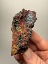 Load image into Gallery viewer, Brochantite Collector Mineral Specimen – Vivid Green Copper Crystals from Morocco
