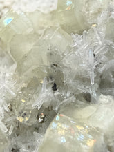 Load image into Gallery viewer, 3.1” New Find: Huanzala Mine Peru Sphalerite + Chalcopyrite + Apatite + Calcite + Quartz | Collector Display Specimen
