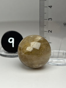 Golden Rutile Quartz (AKA Golden Angel Hair Quartz) Sphere