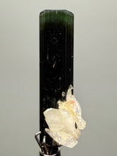 Load image into Gallery viewer, Dark Green Cap Stak Nala Tourmaline and Cleavelandite – Haramosh Mountains, Pakistan | Thumbnail Specimen
