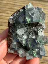 Load image into Gallery viewer, Rare Tenebrescent Color-Changing Cubic Fluorite | Hidden Forest Pocket — Diana Maria Mine, Frosterley, Weardale, County Durham, England
