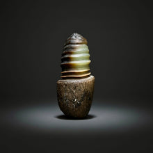Load image into Gallery viewer, Naturally Sand-Chiseled Gobi Eye Agate | Inner Mongolia Desert Sculpted Specimen
