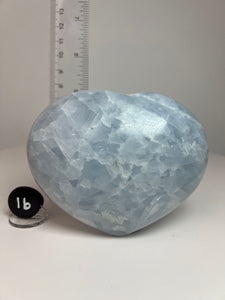 Blue Celestite Heart