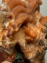 Load image into Gallery viewer, Rose Botryoidal Chalcedony Agate from Morocco – Druzy Cabinet Specimen
