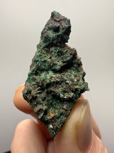 Load image into Gallery viewer, Brochantite Collector Mineral Specimen – Vivid Green Copper Crystals from Morocco
