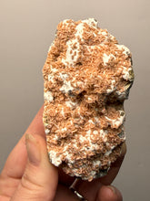 Load image into Gallery viewer, Peach Druzy Heulandite on Matrix – India | Rare Peach Crystal Mineral Specimen for Collectors &amp; Display
