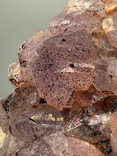 Load image into Gallery viewer, Natural Botryoidal Goethite on Amethyst Cluster | Collector Mineral Specimen | Morocco
