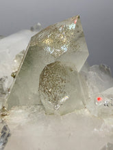 Load image into Gallery viewer, Chlorite-Included Quartz Cluster (Green Phantom Quartz) – Pakistan Mineral Specimen

