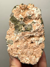 Load image into Gallery viewer, Peach Druzy Heulandite on Matrix – India | Rare Peach Crystal Mineral Specimen for Collectors &amp; Display
