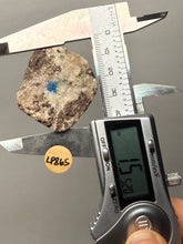 Load image into Gallery viewer, Rare Electric Blue Pentagonite on Druzy Matrix – Collector Mineral Specimen | India
