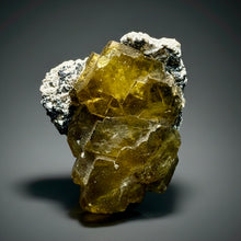 Load image into Gallery viewer, Vibrant Yellow Barite | Collector Display Specimen | Taourirt Mine, Morocco
