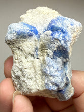 Load image into Gallery viewer, Afghanite Lazurite Specimen | Deep Blue Lapis-Grade Crystal on Matrix | Collector Display Mineral
