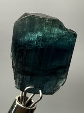Load image into Gallery viewer, Raw Natural Blue Indicolite Tourmaline Gemstone – Mineral Thumbnail Specimen from Pakistan
