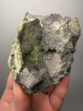 Load image into Gallery viewer, High-Grade Green Wavellite Collectors Specimen - Radiating Botryoidal Crystal Formation - Arkansas, USA
