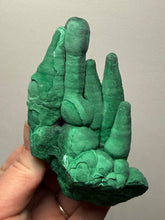 Load image into Gallery viewer, 4.5” High-Grade Malachite Stalactite “Cave” Formation | DR Congo | Mineral Collector Specimen
