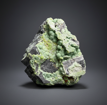 Load image into Gallery viewer, High-Grade Green Wavellite Collectors Specimen - Radiating Botryoidal Crystal Formation - Arkansas, USA
