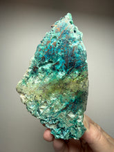 Load image into Gallery viewer, 4” Polished Native Copper in Chrysocolla — Display Specimen (Indonesia)
