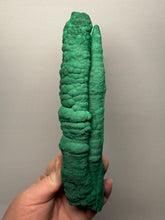 Load image into Gallery viewer, 8.1” High-Grade Malachite Stalactite “Cave” Formation | DR Congo | Mineral Collector Specimen

