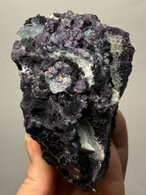 Load image into Gallery viewer, High-Grade Rare Purple-Green-Blue Cubic Fluorite | Cabinet Mineral Collector Specimen | Zhejiang Province, China
