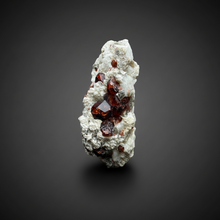 Load image into Gallery viewer, High-Grade Naturally Faceted Red Spessartine Garnet on Matrix — Skardu, Pakistan
