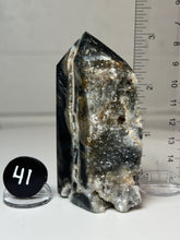 Load image into Gallery viewer, Druzy Sphalerite Tower
