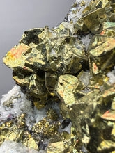 Load image into Gallery viewer, 3.8” New Find: Huanzala Mine Peru Sphalerite + Chalcopyrite + Apatite + Calcite + Quartz | Collector Display Specimen
