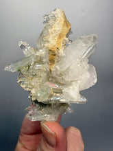 Load image into Gallery viewer, Chlorite-Included Quartz Cluster (Green Phantom Quartz) – Pakistan Mineral Specimen
