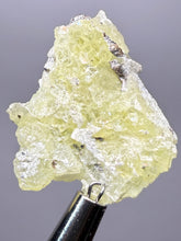 Load image into Gallery viewer, Vibrant Yellow Brucite Thumbnail Mineral Specimen | Collector Crystal from Killa Saifullah District in Balochistan Province, Pakistan
