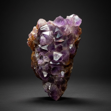 Load image into Gallery viewer, Premium Hematite-Phantom Deep Magenta Ametrine Cluster | Deccan Traps, India | Collector Mineral Specimen
