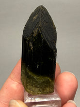 Load image into Gallery viewer, Naturally Faceted Green Tourmaline Crystal Specimen | Ocean View Mine, Pala, California, USA
