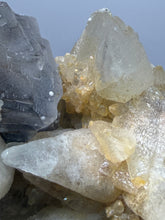 Load image into Gallery viewer, Isometric Fluorite &amp; Scalenohedral Calcite Specimen | Pakistan Mineral Collector Display Piece
