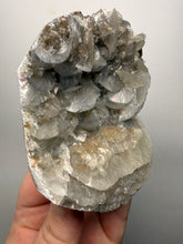 Load image into Gallery viewer, LARGE Silvery Bladed “Rose” Calcite Cluster – Yaogangxian Mine, Hunan, China

